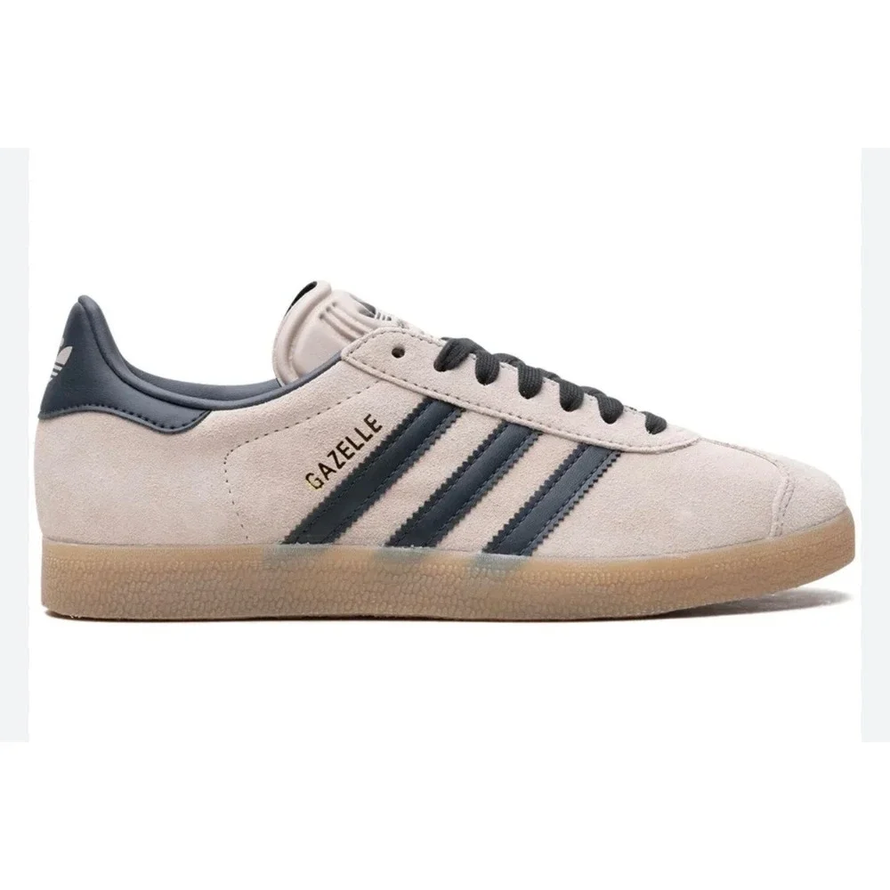 Adidas Gazelle Men's 11.5 Sneakers Wonder Taupe Night Indigo Suede IG6199